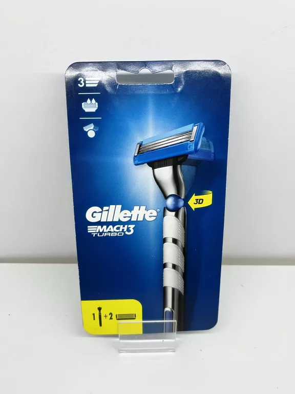 MASZYNKA NA WKŁADY DO GOLENIA MACH 3 TURBO GILLETTE