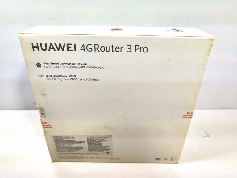 ROUTER HUAWEI 3 PRO LTE 300MBPS LTE 4G/5G B535 NA KARTĘ SIM KPL