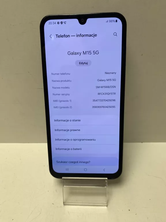 TELEFON SAMSUNG M15 5G 4/128GB