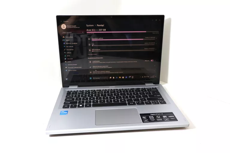 LAPTOP ACER ASPIRE 3 SPIN 14 N23H3