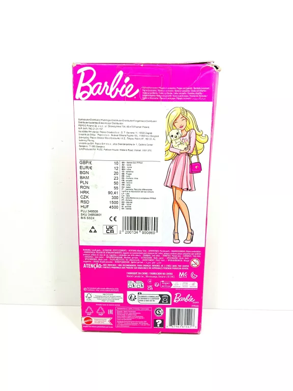 LALKA BARBIE OPIEKUNKA ZWIERZĄT MATTEL FPR48