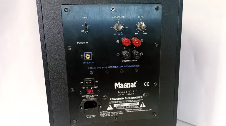 AKTYWNY SUBWOOFER MAGNAT PRISMA 5100 A