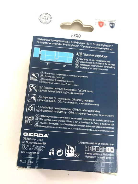 WKŁADKA GERDA 30/50 EXXO