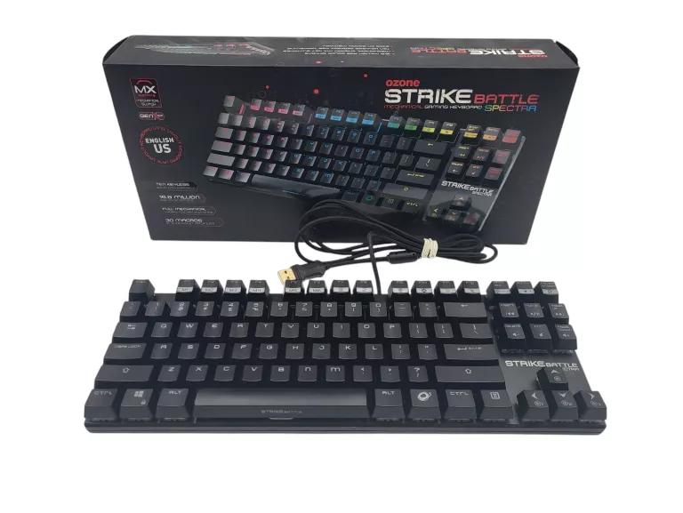 KLAWIATURA MECHANICZNA OZONE STRIKE BATTLE SPECTRA RGB CHERRY MX