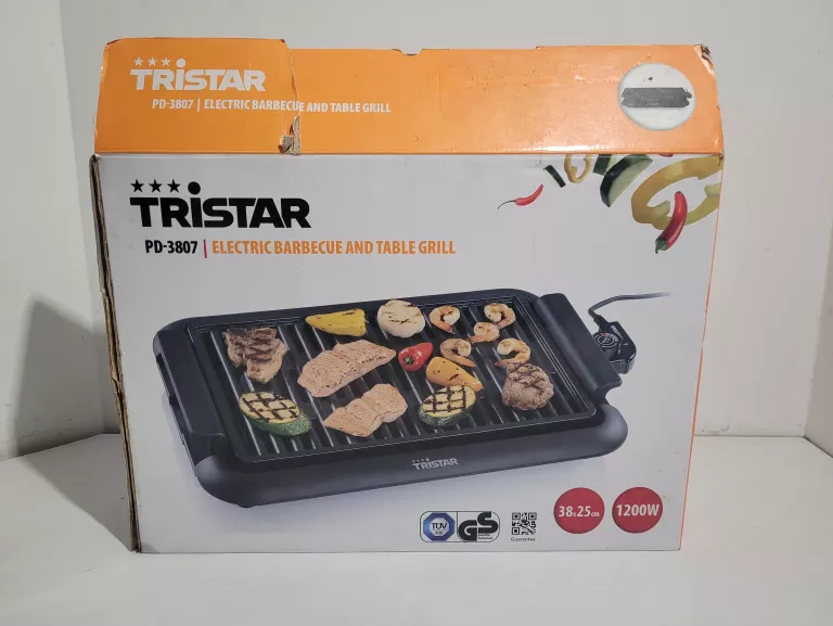 GRILL ELEKTRYCZNY TRISTAR MODEL PD-3807 ZESTAW