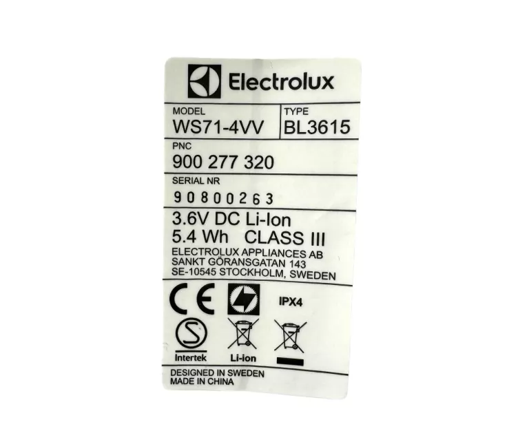 ELEKTRYCZNA MYJKA DO OKIEN ELECTROLUX WS71