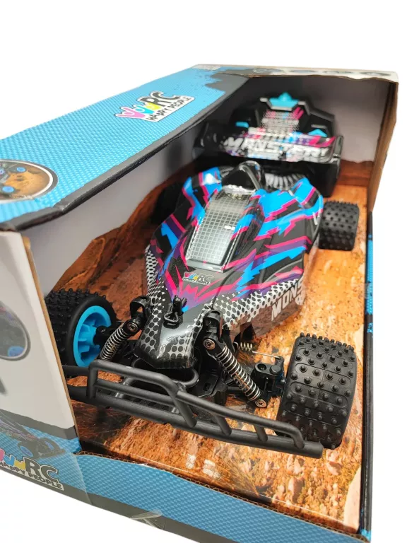 SAMOCHÓD ZDALNIE STEROWANY TERENOWY NA PILOT MONSTER BUGGY WRC HAPPY PEOPL
