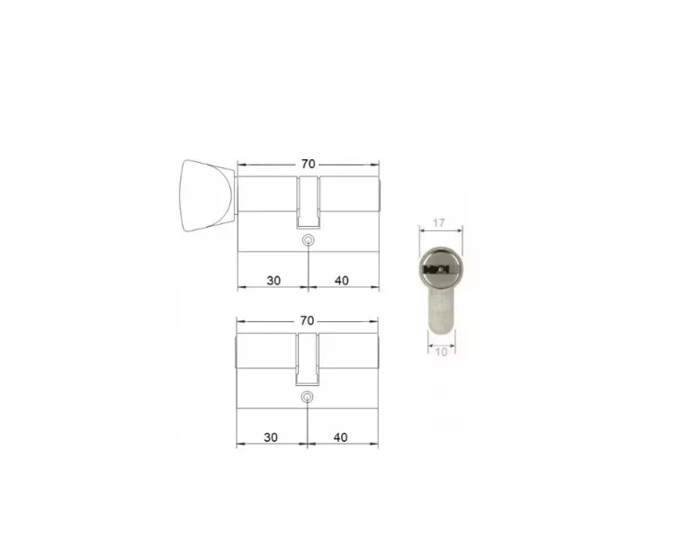 WKŁADKA ABUS D10PS + KD10PS 40/30 4003318571923