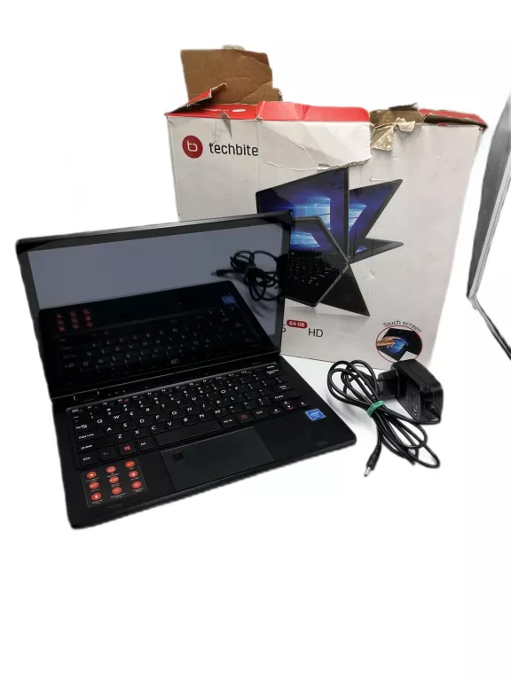 LAPTOP TECHBITE ARC 11.6 + PUDEŁKO, ZASILACZ