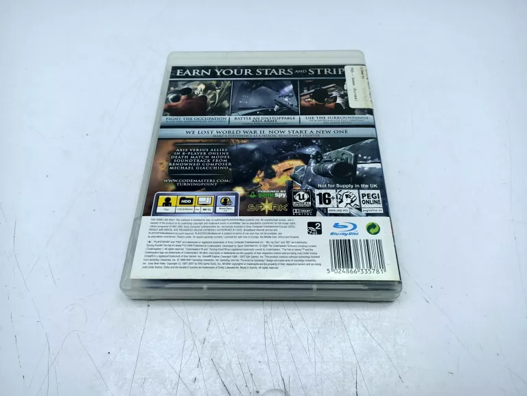TURNING POINT FALL OF LIBERTY PS3 CODEMASTERS