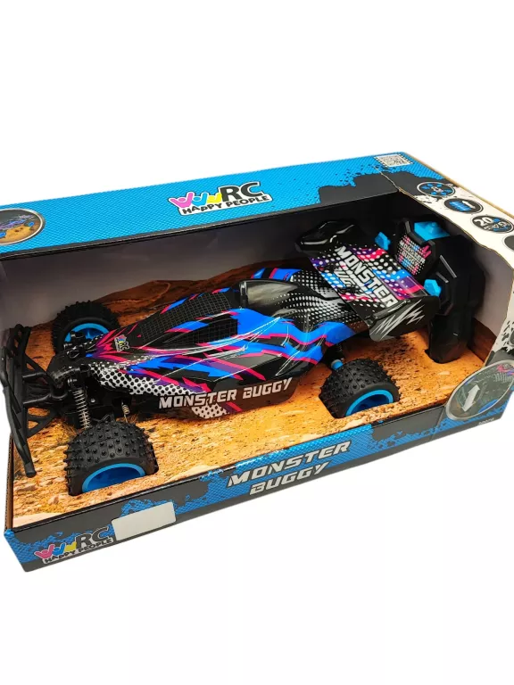 SAMOCHÓD ZDALNIE STEROWANY TERENOWY NA PILOT MONSTER BUGGY WRC HAPPY PEOPL