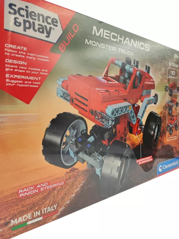 MONSTER TRUCK SAMOCHÓD KLOCKI MECHANICS