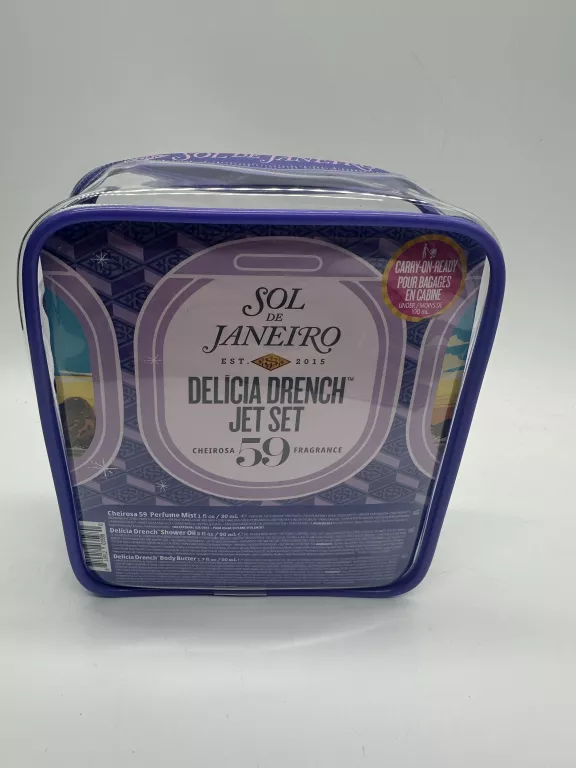 SOL DE JANEIRO BUM DELICIA DRENCH CHEIROSA 59 BALSAM ŻEL MGIEŁKA ZESTAW