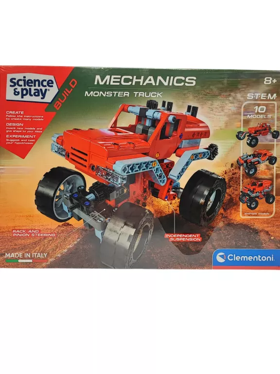 MONSTER TRUCK SAMOCHÓD KLOCKI MECHANICS