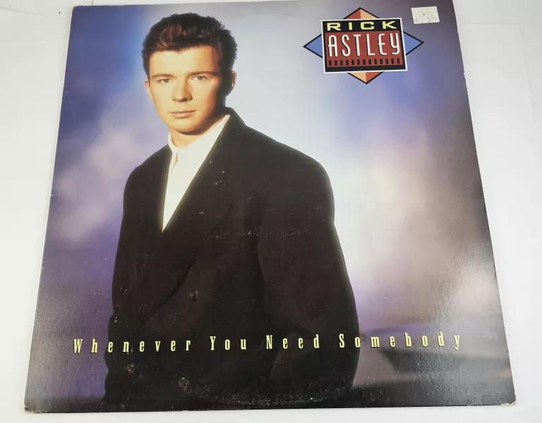 WINYL RICK ASTLEY WHENEVER YOU NEED SOMEBODY