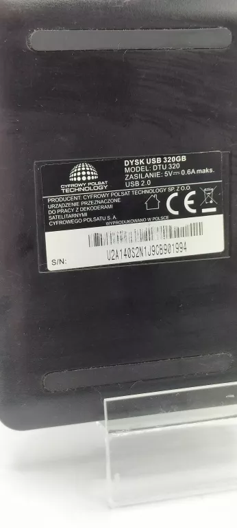 DYSK CYFROWY POLSAT USB 320 GB OKAZJA