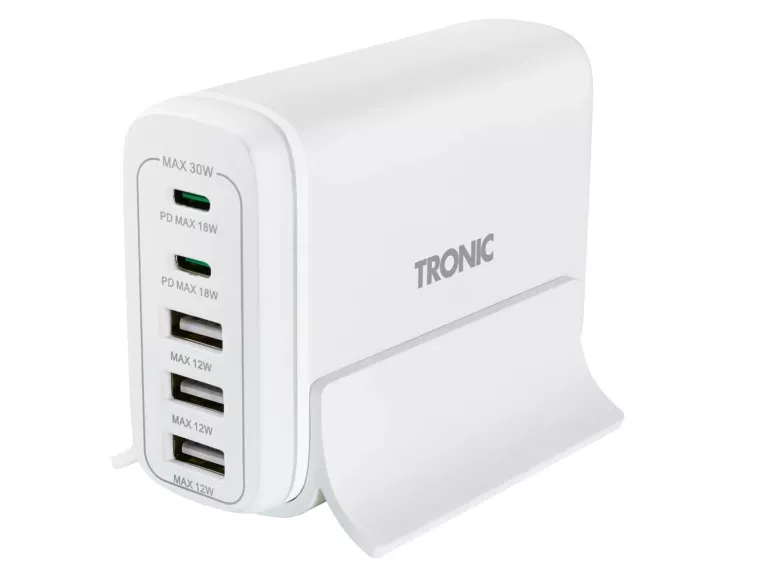 TRONIC STACJA ŁADUJĄCA USB "TUL 2 A1", 30 W Z 2X USB-C, 3X US