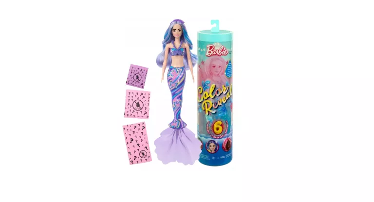 BARBIE COLOR REVEAL LALKA SYRENKA HRK12