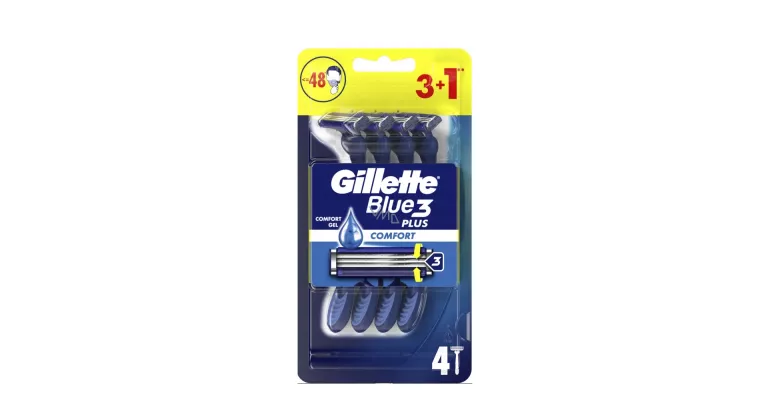 GILLETTE MASZYNKI DO GOLENIA BLUE 3 COMFORT 4 SZT ORYGINALNE