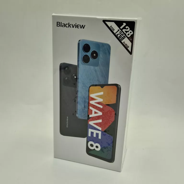 TELEFON BLACKVIEW WAVE 8 DUAL SIM 128GB BLACK 12GB RAM (4GB + 8GB) CZARNY