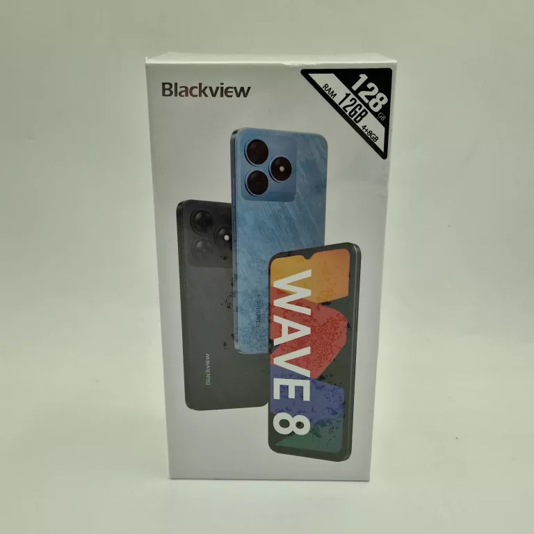 TELEFON BLACKVIEW WAVE 8 DUAL SIM 128GB BLACK 12GB RAM (4GB + 8GB) CZARNY