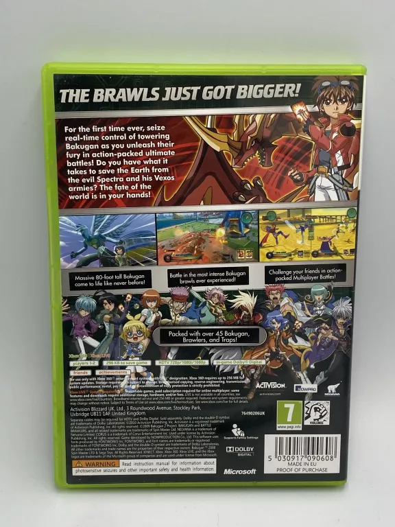 GRA BAKUGAN DEFENDERS OF THE CORE X360