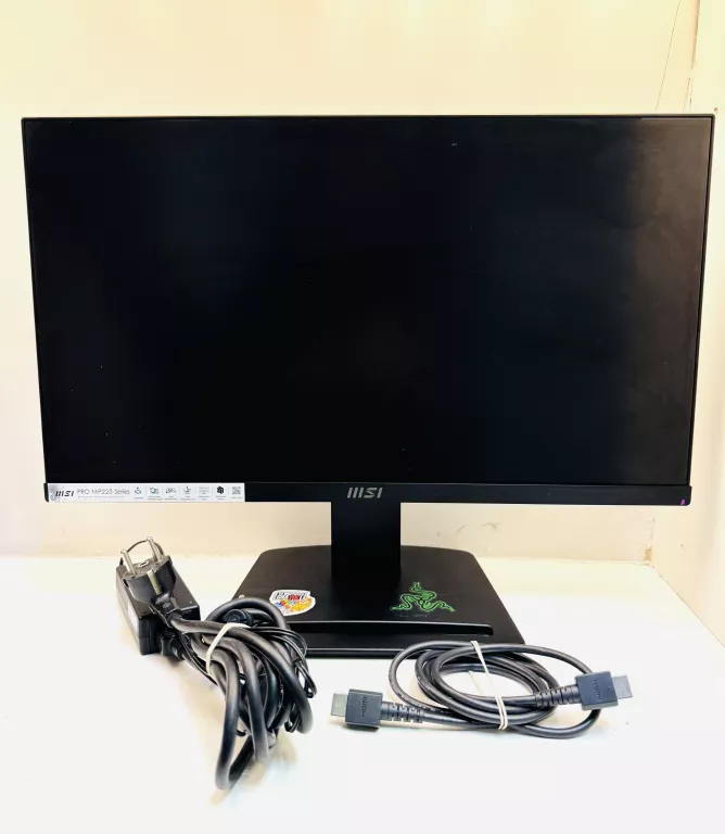 MONITOR MSI PRO MP 223 + ZASILACZ + KABEL HDMI