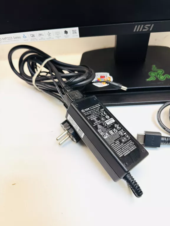 MONITOR MSI PRO MP 223 + ZASILACZ + KABEL HDMI