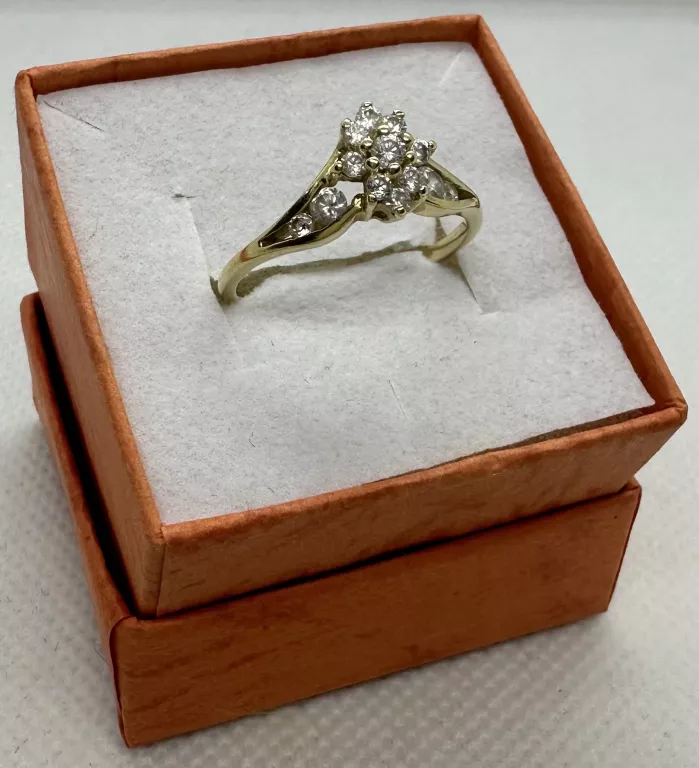 ZŁOTY PIERŚCIONEK WAGA: 2.40G PRÓBA: 585 14K