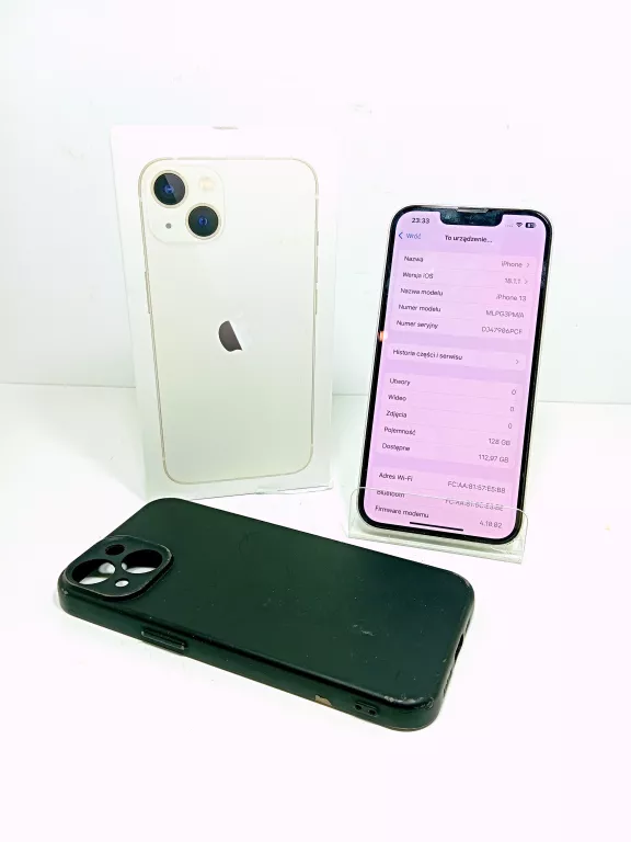 TELEFON IPHONE 13 128 GB BAT 78% RATY PLAY