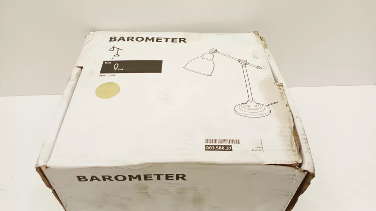 IKEA BAROMETER LAMPA BIURKOWA, KOLOR MOSIĄDZU