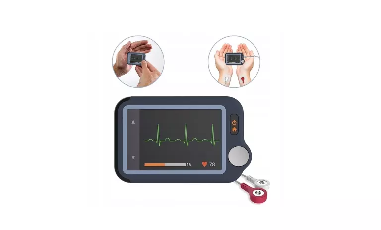 DOMOWY MONITOR EKG CHECKME PLUS PRZENOŚNE EKG ELEKTRODY KABEL