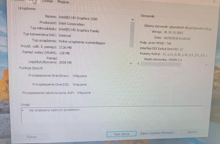 LAPTOP HP TPN-C125 INTEL CORE I3-5005U WIND 10 HOME+ŁADOWARKA