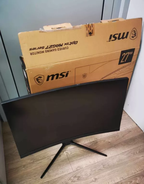 MONITOR GAMINGOWY MSI MAG272CQR USZKODZONY, NA CZĘŚCI