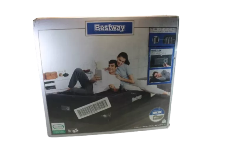 ŁÓŻKO DMUCHANY MATERAC KEMPINGOWY TURYSTYCZNY DWUSOBOWY 203X152 CM