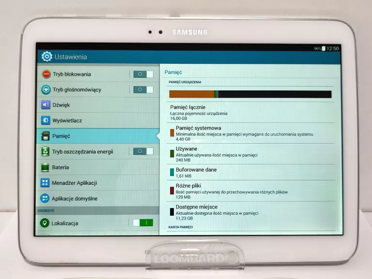 TABLET SAMSUNG GALAXY TAB 3 GT-P5210