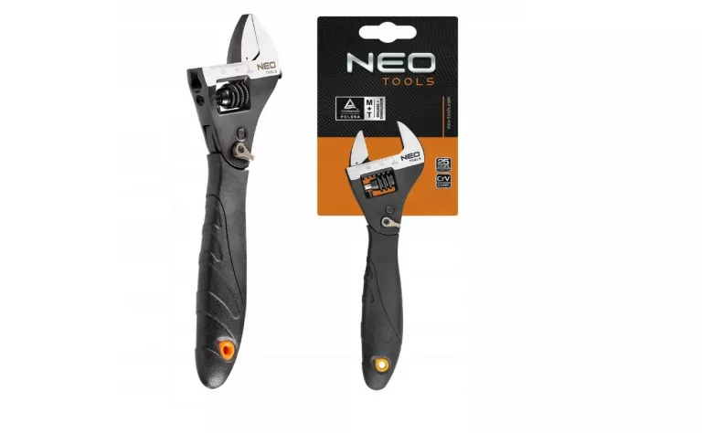 NEO KLUCZ NASTAWNY Z ZAPADKĄ 200MM 03-017