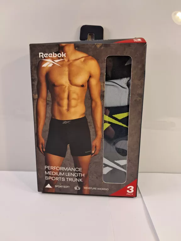 REEBOK BOKSERKI MĘSKIE 3 PACK XL