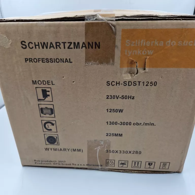 SZLIFIERKA DO SUCHYCH TYNKÓW SCHWARTZMANN SCH-SDST1250
