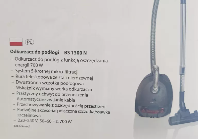 ODKURZACZ WORKOWY CLATRONIC BS 1300 N 700W