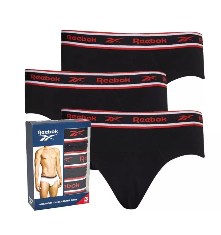 REEBOK 3-PACK BIELIZNA MĘSKA ROZ. M
