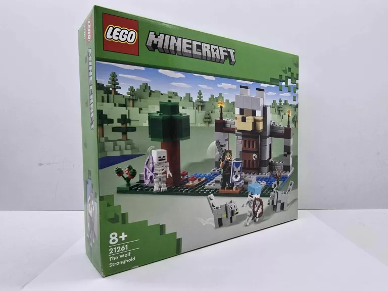 KLOCKI LEGO MINECRAFT WILCZA TWIERDZA  21261 JAK NOWE ZOBACZ!!