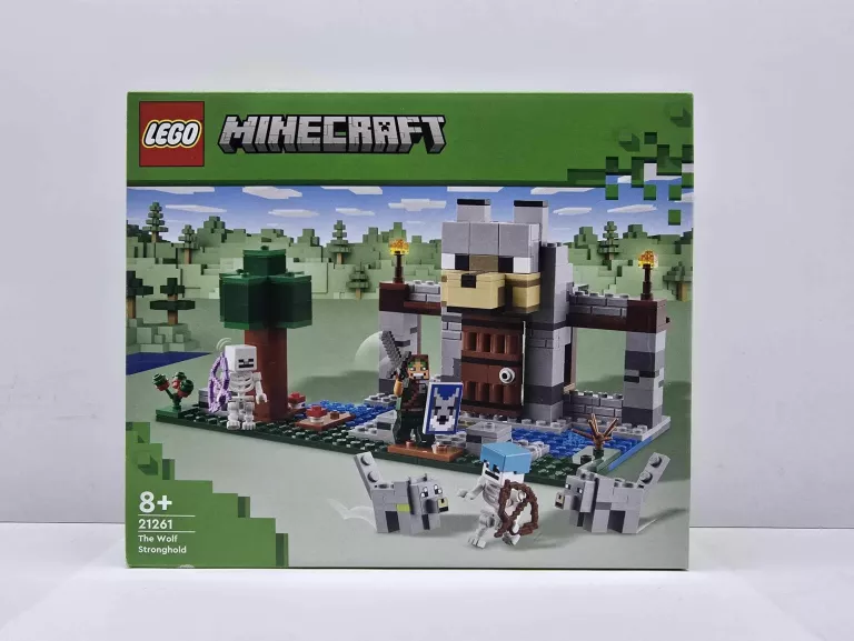 KLOCKI LEGO MINECRAFT WILCZA TWIERDZA  21261 JAK NOWE ZOBACZ!!