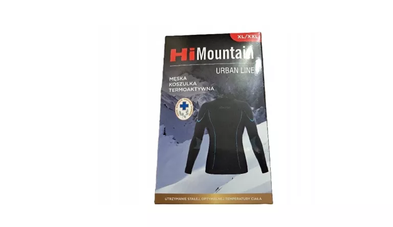 KOSZULKA TERMOAKTYWNA MĘSKA BIELIZNA TERMICZNA HIMOUNTAIN CZARNY R. XL/XXL