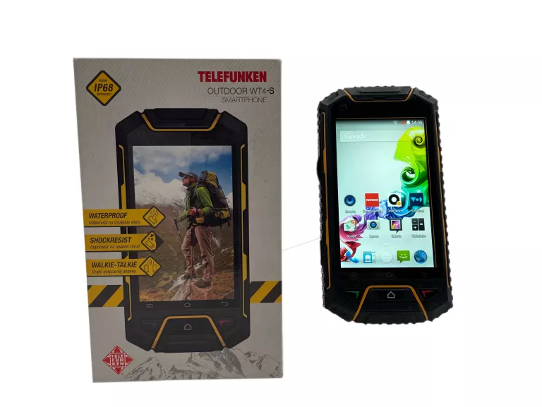 TELEFON TELEFUNKEN OUTDOOR WT4-S 1/8GB 4" 3000MAH KOMPLET!