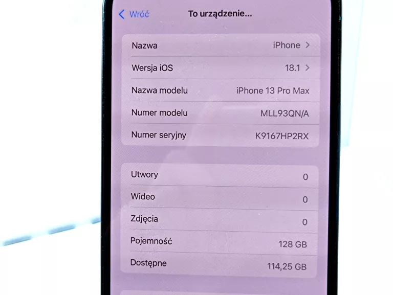 TELEFON APPLE IPHONE 13 PRO MAX 128GB #80%