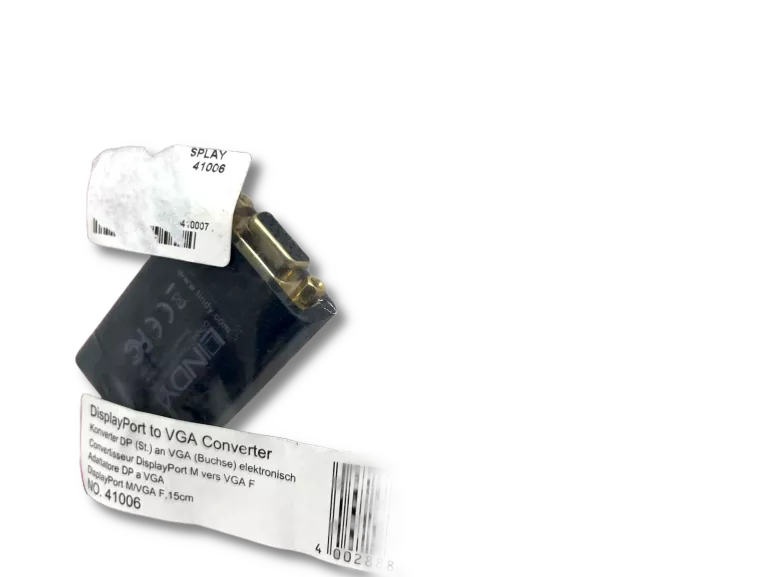 KONWERTER DISPLAY PORT VGA LINDY 41006