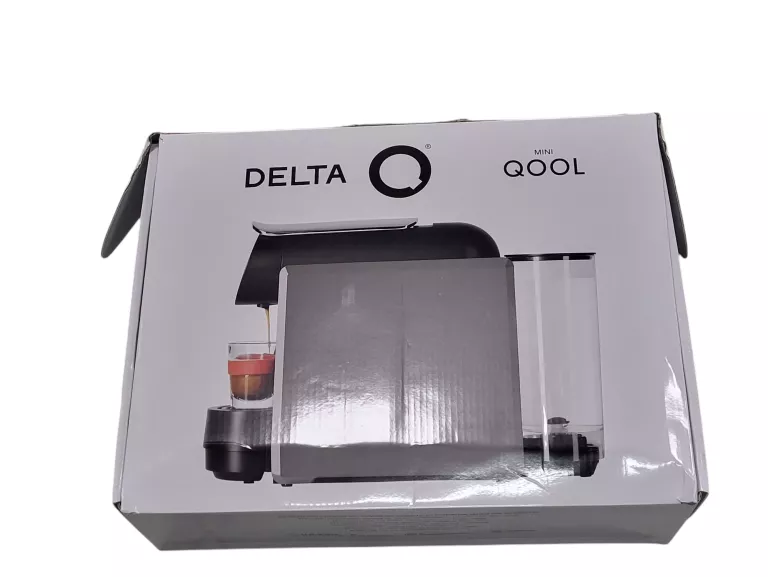 EKSPRES KAPSUŁKOWY DELTA Q MINI QOOL 19 BAR SREBRNY/SZARY