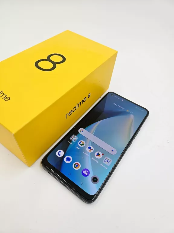 TELEFON REALME 8 6/128 RMX3085 PUNK BLACK KOMPLET