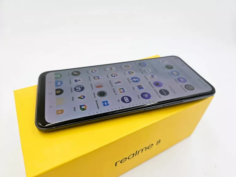 TELEFON REALME 8 6/128 RMX3085 PUNK BLACK KOMPLET